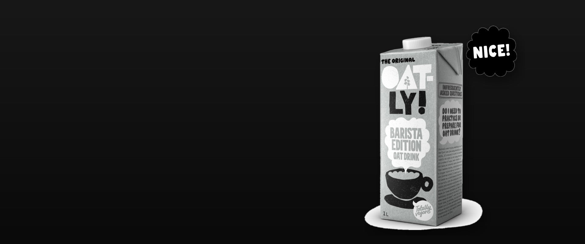Oatly Barista Edition — bebida de avena para café de especialidad