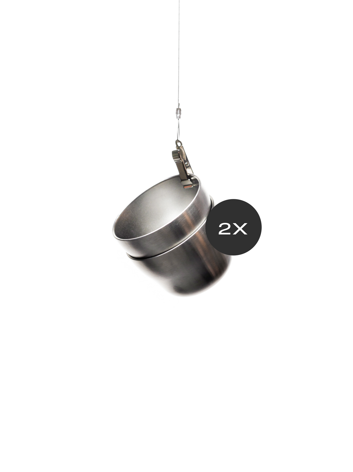 Orea STAC Steel Cups pack de 2