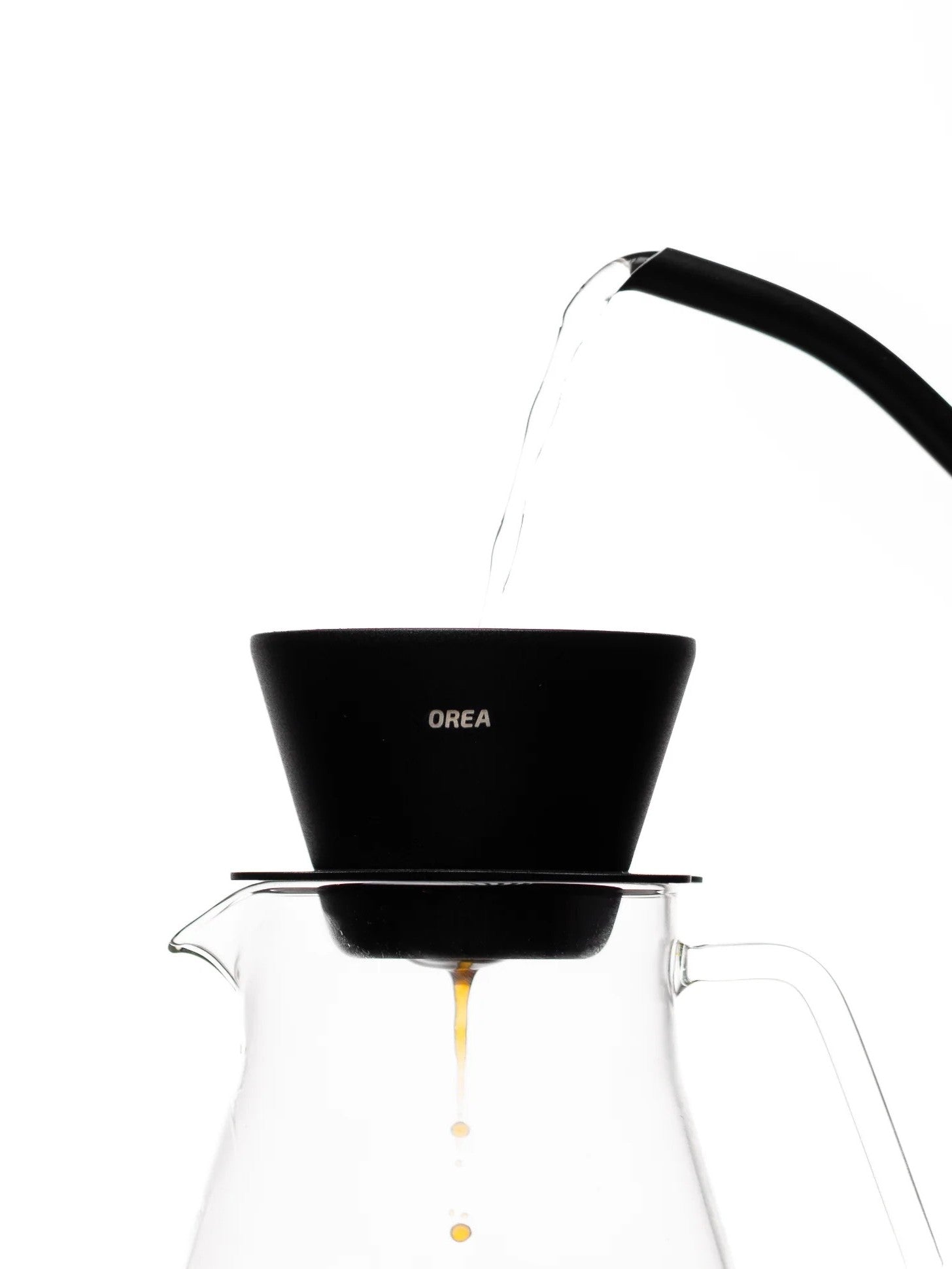 Cafetera Orea O1 Brewer Steel acabado Obsidian negro